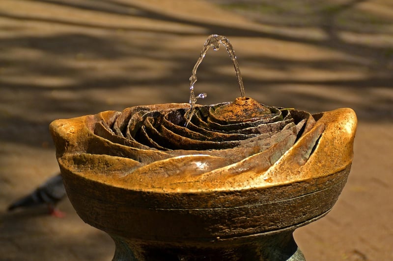 garden fountain